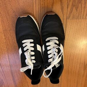 Stylish Black and White Sneakers